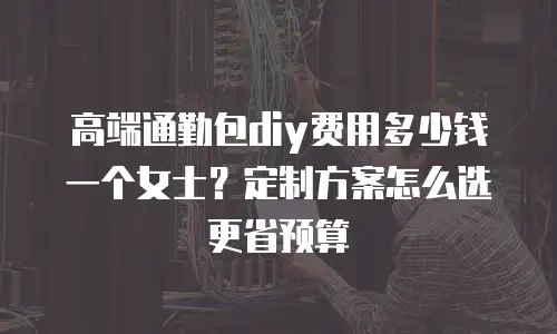 高端通勤包diy费用多少钱一个女士？定制方案怎么选更省预算