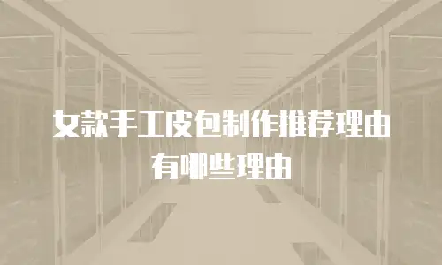 女款手工皮包制作推荐理由有哪些理由