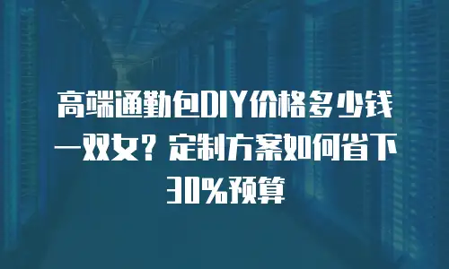 高端通勤包DIY价格多少钱一双女？定制方案如何省下30%预算