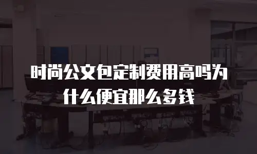 时尚公文包定制费用高吗为什么便宜那么多钱