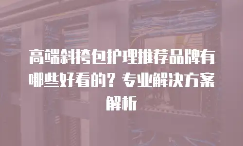 高端斜挎包护理推荐品牌有哪些好看的？专业解决方案解析