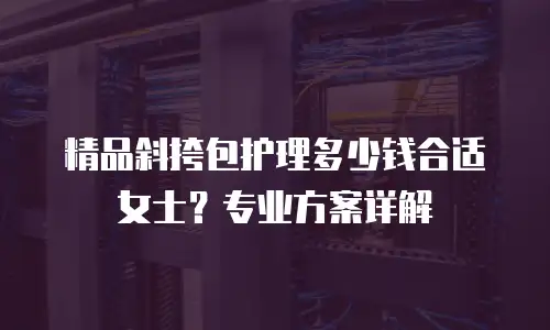 精品斜挎包护理多少钱合适女士？专业方案详解