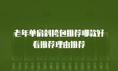 老年单肩斜挎包推荐哪款好看推荐理由推荐