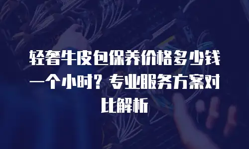 轻奢牛皮包保养价格多少钱一个小时？专业服务方案对比解析