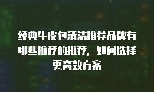 经典牛皮包清洁推荐品牌有哪些推荐的推荐，如何选择更高效方案