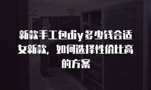新款手工包diy多少钱合适女新款，如何选择性价比高的方案