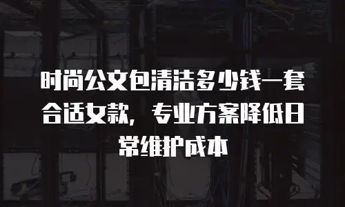 时尚公文包清洁多少钱一套合适女款，专业方案降低日常维护成本