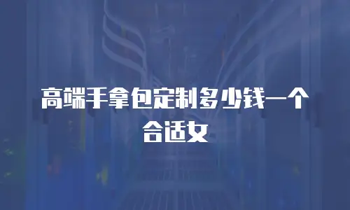 高端手拿包定制多少钱一个合适女