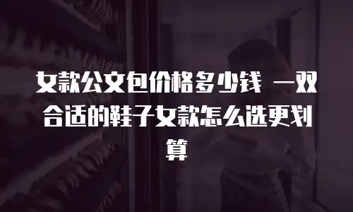 女款公文包价格多少钱 一双合适的鞋子女款怎么选更划算