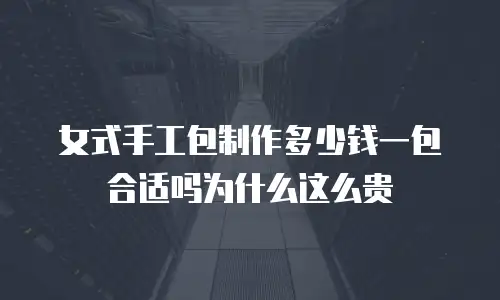 女式手工包制作多少钱一包合适吗为什么这么贵