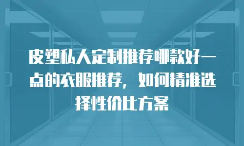 皮塑私人定制推荐哪款好一点的衣服推荐，如何精准选择性价比方案