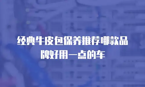 经典牛皮包保养推荐哪款品牌好用一点的车