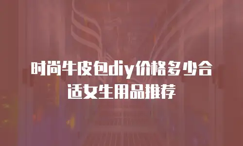时尚牛皮包diy价格多少合适女生用品推荐