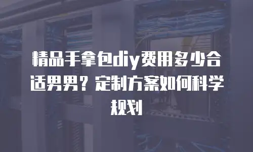 精品手拿包diy费用多少合适男男？定制方案如何科学规划