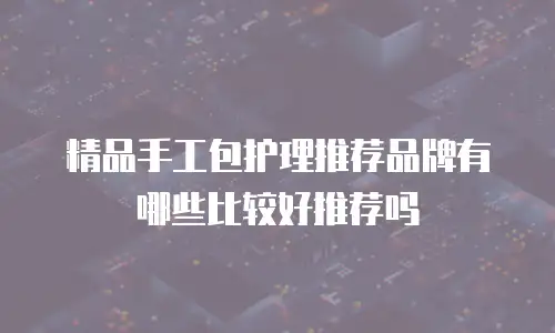 精品手工包护理推荐品牌有哪些比较好推荐吗