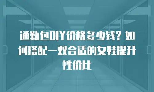 通勤包DIY价格多少钱？如何搭配一双合适的女鞋提升性价比