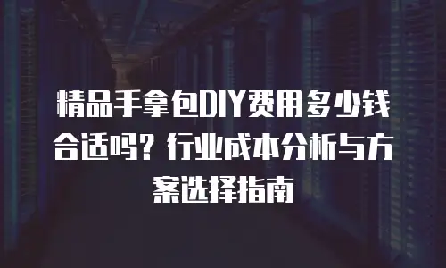 精品手拿包DIY费用多少钱合适吗？行业成本分析与方案选择指南