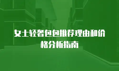 女士轻奢包包推荐理由和价格分析指南