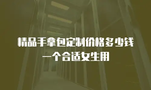 精品手拿包定制价格多少钱一个合适女生用