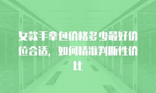 女款手拿包价格多少最好价位合适，如何精准判断性价比