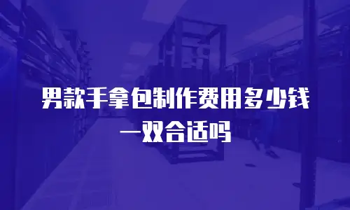 男款手拿包制作费用多少钱一双合适吗