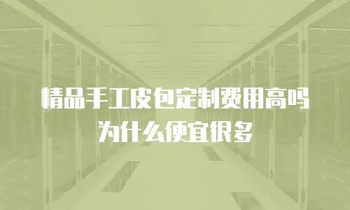 精品手工皮包定制费用高吗为什么便宜很多