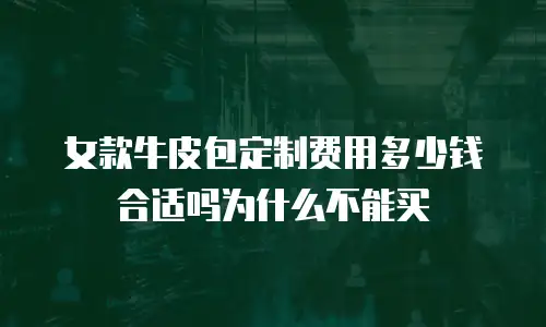 女款牛皮包定制费用多少钱合适吗为什么不能买