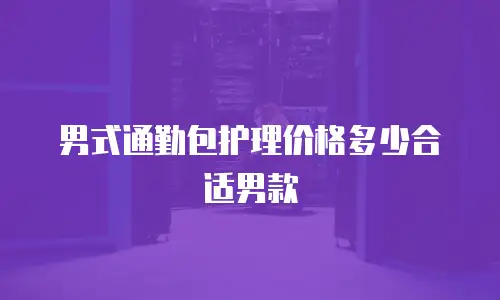 男式通勤包护理价格多少合适男款