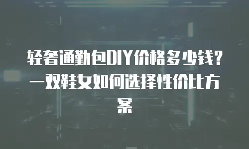 轻奢通勤包DIY价格多少钱？一双鞋女如何选择性价比方案