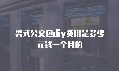男式公文包diy费用是多少元钱一个月的