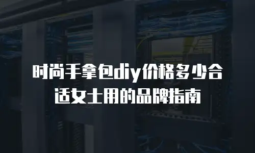 时尚手拿包diy价格多少合适女士用的品牌指南