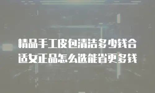 精品手工皮包清洁多少钱合适女正品怎么选能省更多钱