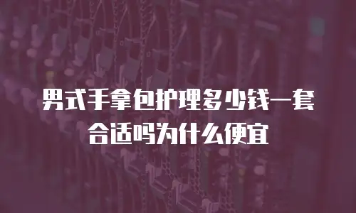 男式手拿包护理多少钱一套合适吗为什么便宜