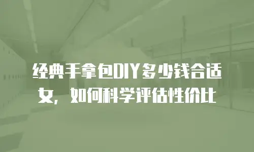 经典手拿包DIY多少钱合适女，如何科学评估性价比