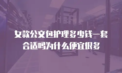 女款公文包护理多少钱一套合适吗为什么便宜很多