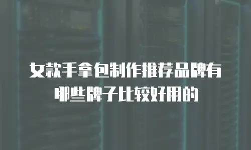 女款手拿包制作推荐品牌有哪些牌子比较好用的