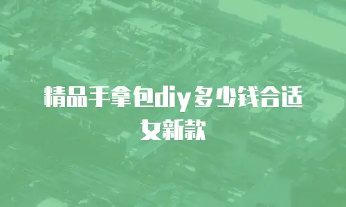 精品手拿包diy多少钱合适女新款