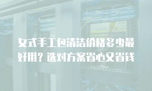 女式手工包清洁价格多少最好用？选对方案省心又省钱