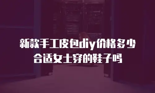 新款手工皮包diy价格多少合适女士穿的鞋子吗
