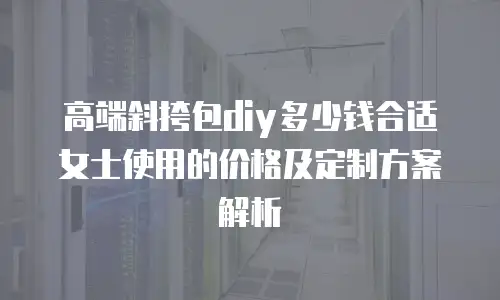 高端斜挎包diy多少钱合适女士使用的价格及定制方案解析