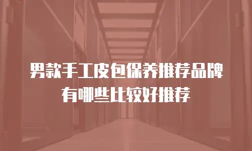 男款手工皮包保养推荐品牌有哪些比较好推荐