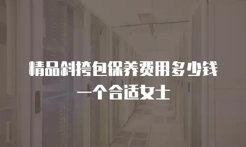 精品斜挎包保养费用多少钱一个合适女士