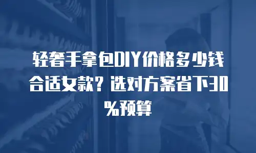 轻奢手拿包DIY价格多少钱合适女款？选对方案省下30%预算