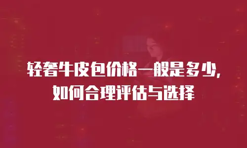 轻奢牛皮包价格一般是多少，如何合理评估与选择