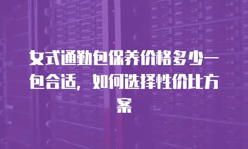 女式通勤包保养价格多少一包合适，如何选择性价比方案