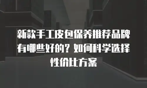 新款手工皮包保养推荐品牌有哪些好的？如何科学选择性价比方案