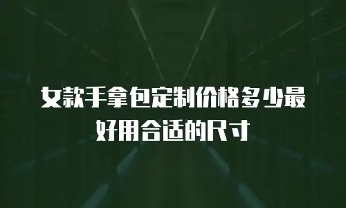 女款手拿包定制价格多少最好用合适的尺寸