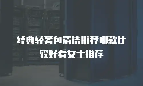 经典轻奢包清洁推荐哪款比较好看女士推荐