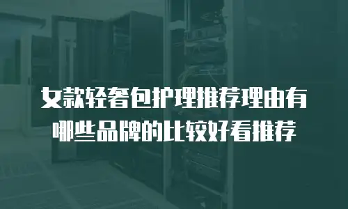女款轻奢包护理推荐理由有哪些品牌的比较好看推荐