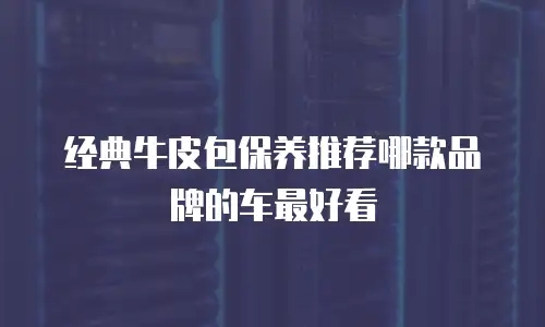 经典牛皮包保养推荐哪款品牌的车最好看